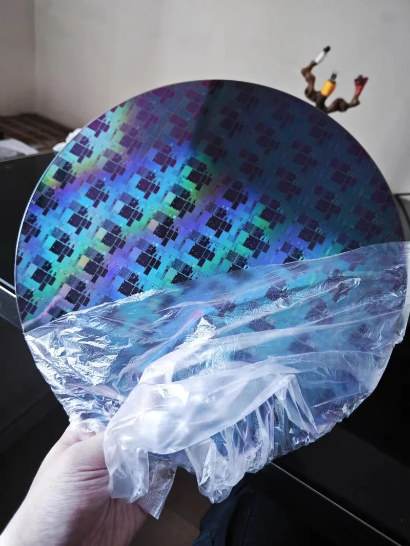 6/8/12 Inch Silicon Wafer, CMOS Semiconductor Wafer, Integrated Circuit IC CPU Chip for Photolithography Processing