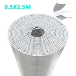 Reflective Insulation Foam Aluminum Foil Non-flaking Double-Sided Pearl Cotton Roll Cold and Heat Shield Thermal for Window Kits