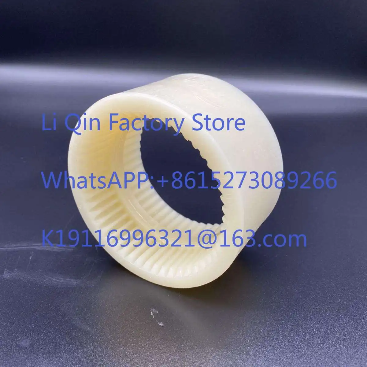 M14 nylon inner gear sleeve white rubber disc coupling