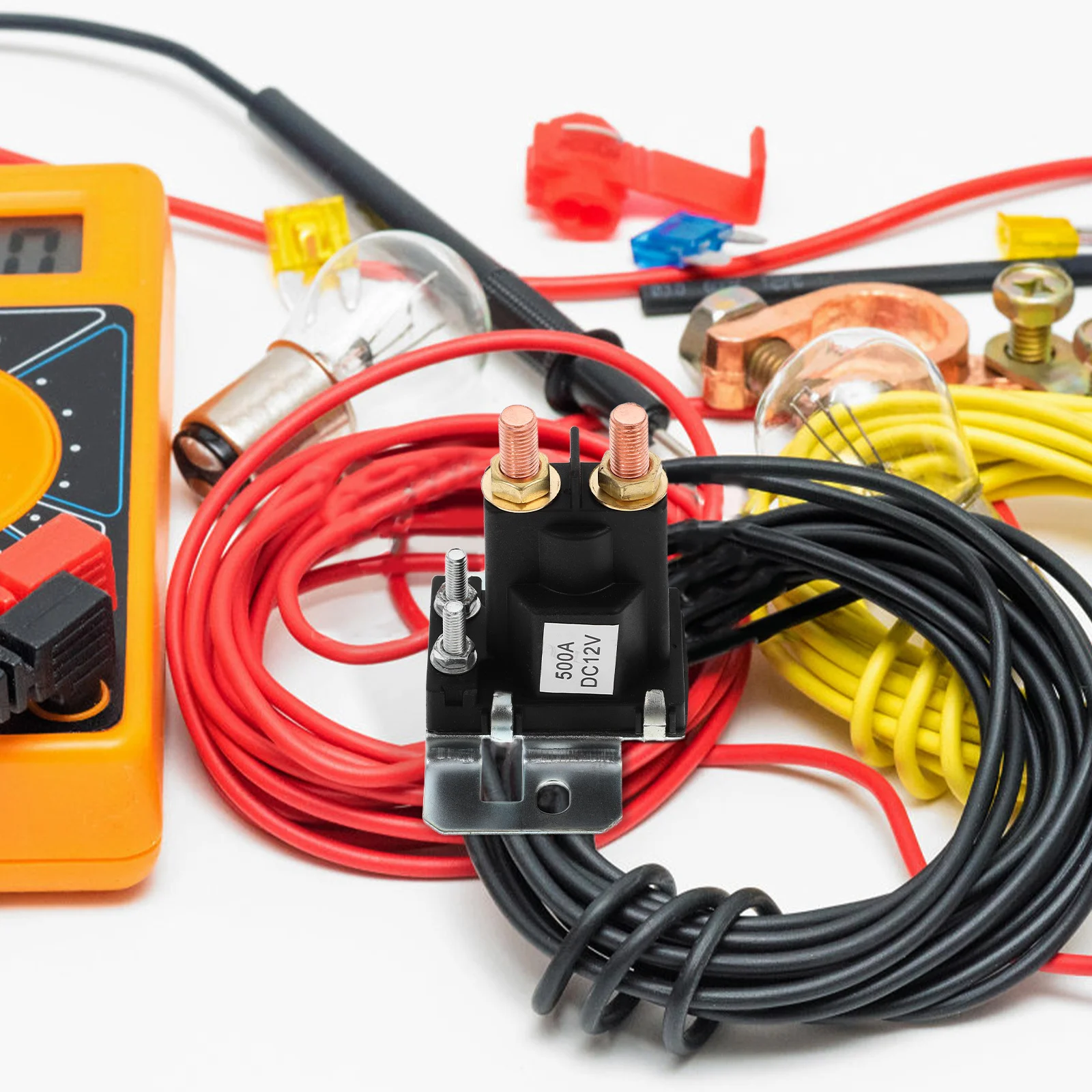 

4 Pin 12V 500A Automotive Starter Relay for Car Truck Boat High Current Power Relay Stable Performance Electrical Auto Part