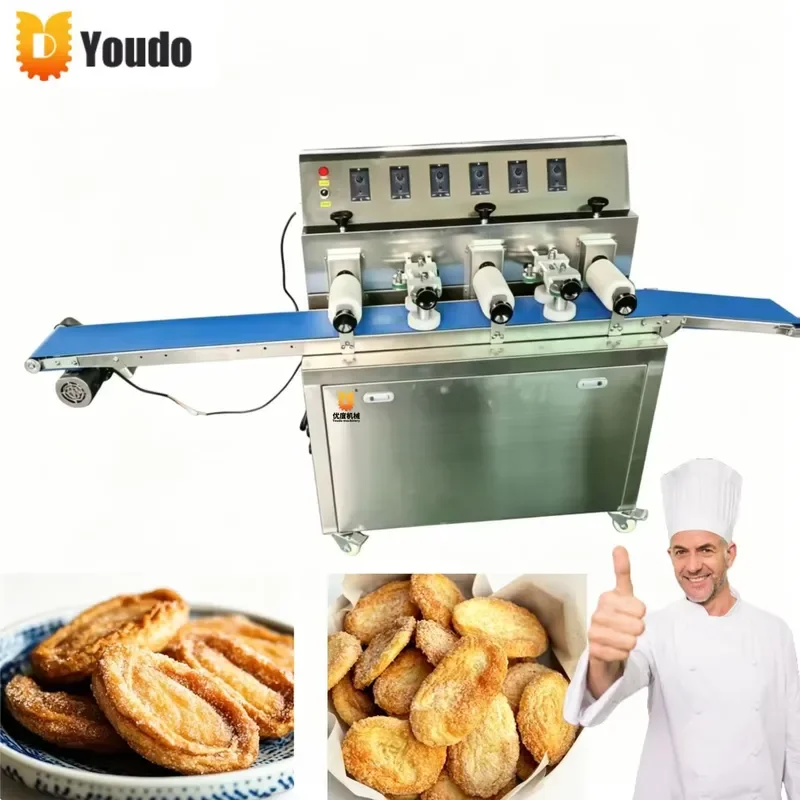 Factory Supply Otap Manufacturing Machine Automatic Dough Rolling Moulder Make Ox Tongue Biscuit Sole Pastry