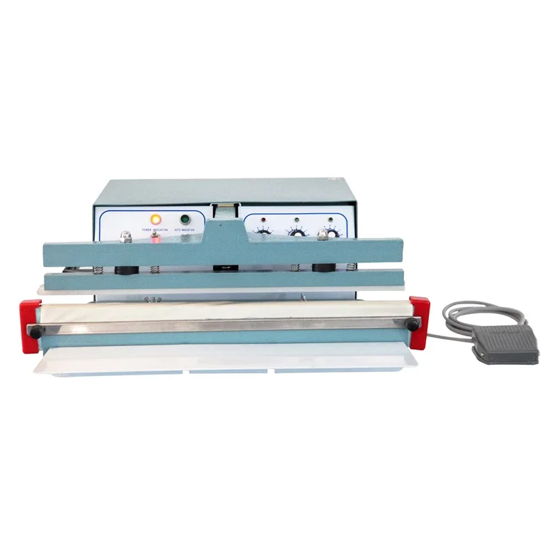 

PFS-450T Hualian Table Style Semi Automatic Industrial Heat Impulse Plastic Bag Foot Portable Sealer Pedal Sealing Machine