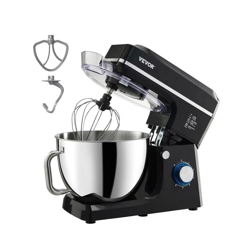 

Электрический миксер на подставке 8,3QT, 660 Вт, тестомес, 6 скоростей, для использования на кухне