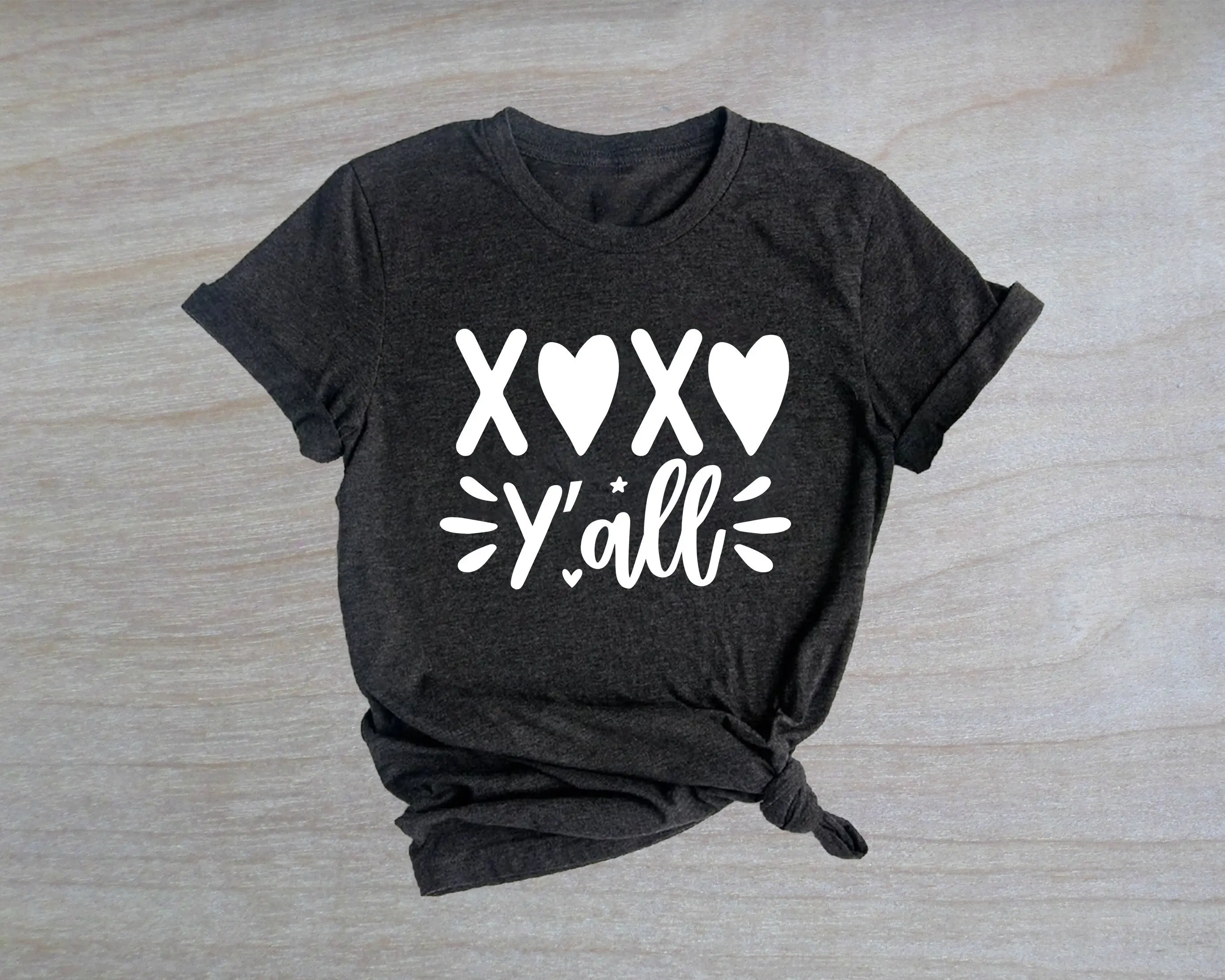 Xoxo Y'All Couple T Shirt For Valentine'S Day Valentine S Eros Cupid Arrow Her Cute Girlfriend