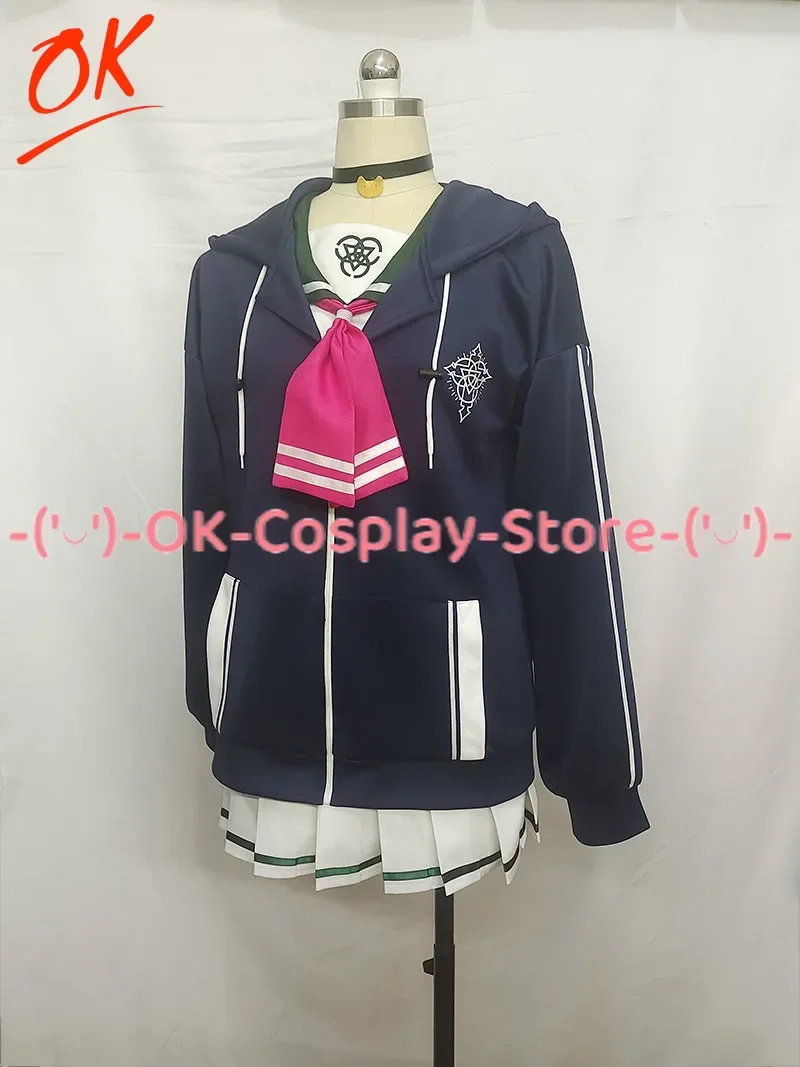 OK Kazusa Cosplay Costume Game Blue Archive Roleplay Outfits JK Hooded Coat Shirt Skirts Suits Halloween Carnival Party Uniforms