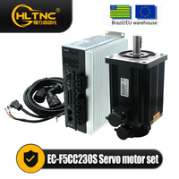 2.3kw Servo Motor 1500PPR 15Nm AC220V 1800RPM 130SG-M15015 With Single phase or Three Phase Drive RS485 3M Cables For CNC Router