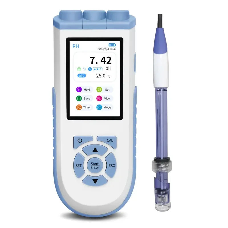 Agricultural Chemical Ec Hydroponic Controller Salinity Portable pH Meter for Lab and Hospital Cedric China
