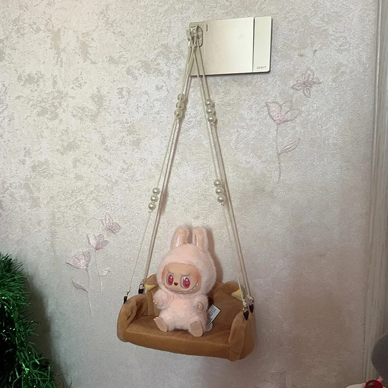 In Stock Rilakkuma Cute Doll Decoration Scene Decorated Swing  Korilakkuma Bedroom Decoration Birthday Gift Anime Surrounding