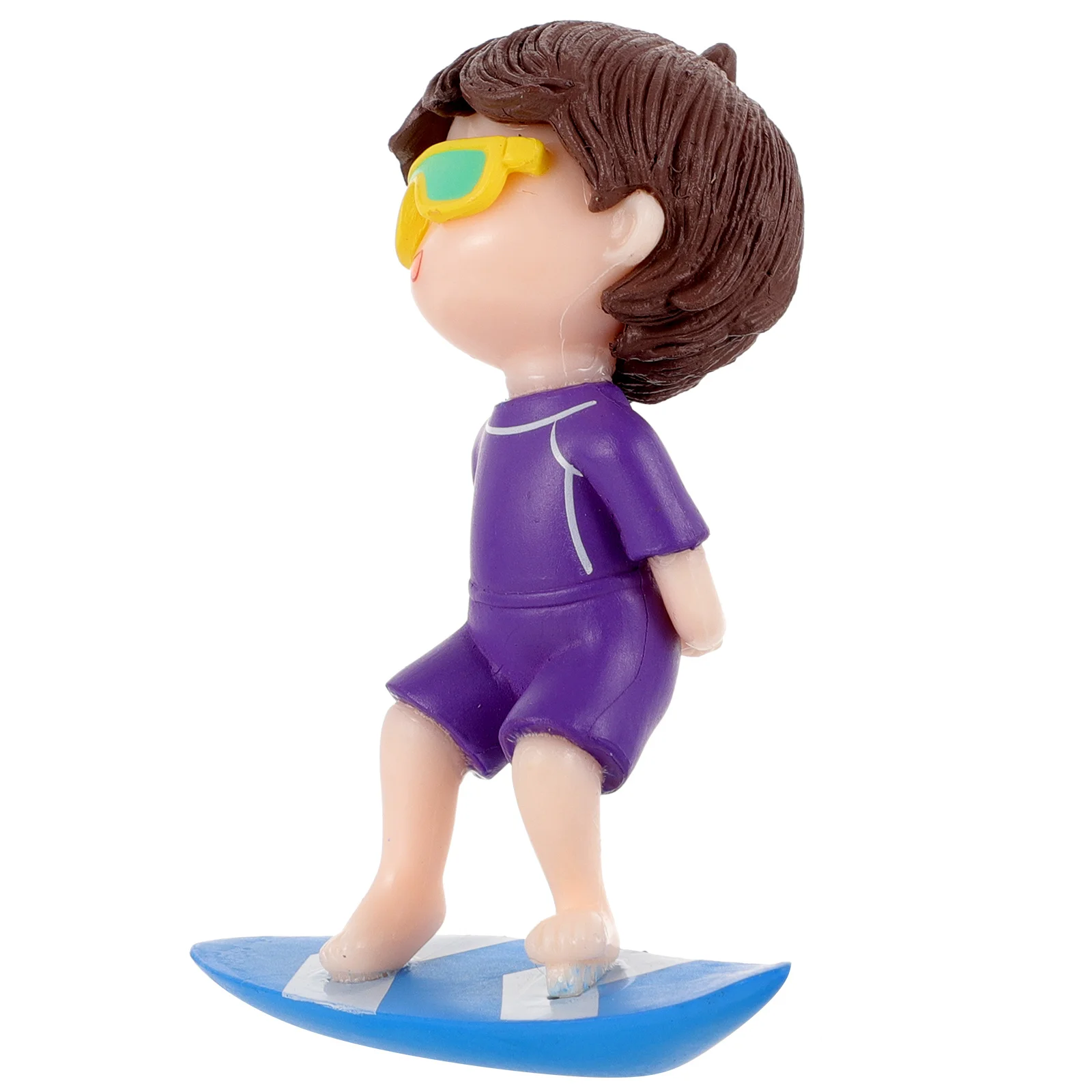 

Resin Aquarium Decoration Cute Cartoon Surfing Floating Ornament For Betta Tank Fish Tank Accessories Small Indoor