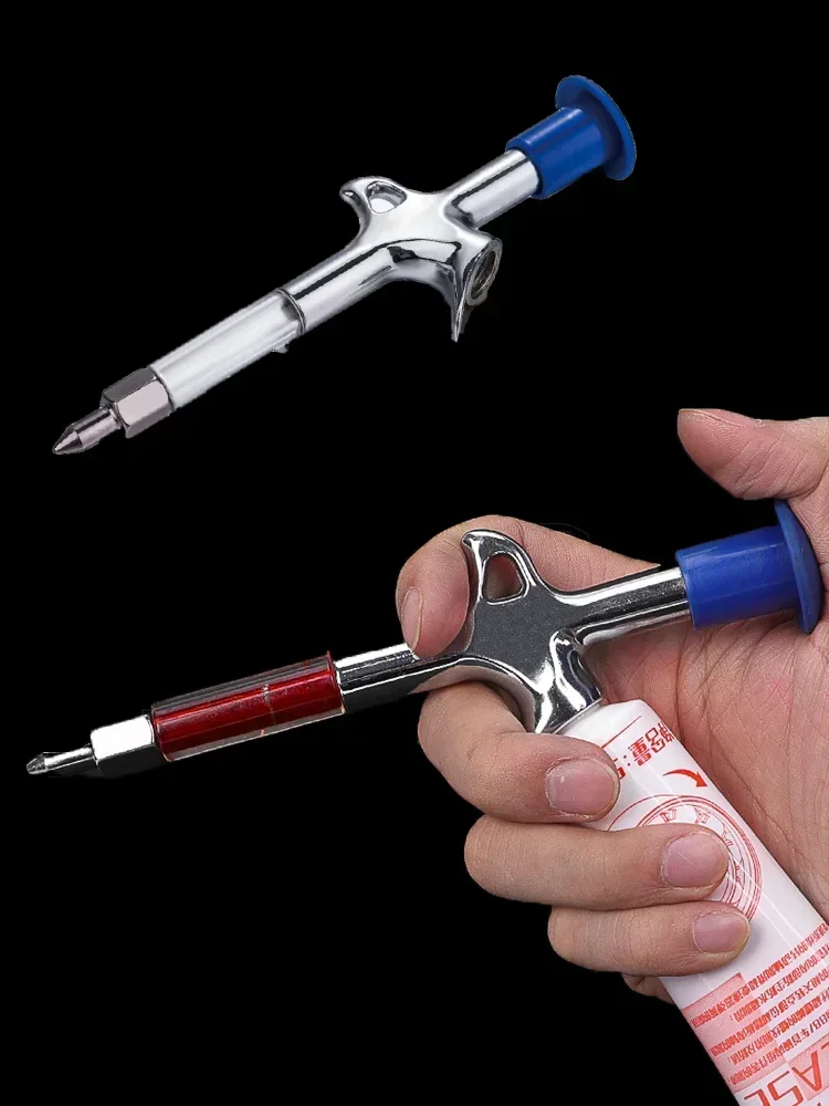 AliExpress Bicycle Aluminum Grease Gun Aluminum Alloy MTB Bike Bearing Hub Grease Syringe Bicycle Oil Lubricant Cycling Accessories