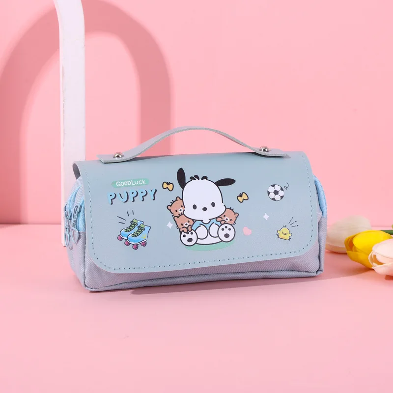 

6pcs/lot Kawaii Sanrio Pochacco Portable Pencil Case Creative High-Capacity Pencil Box Stationery Pen Bag School Supplies