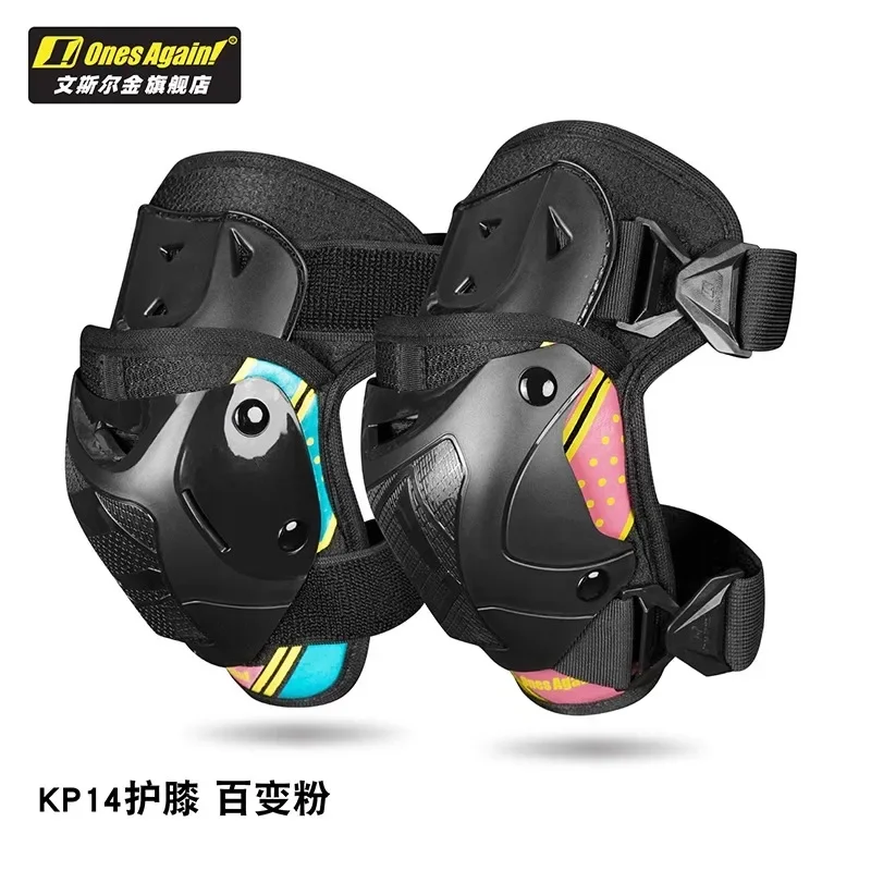 OnesAgain Motorcyclist Knee Pads Brace Warm Windproof  Motorcycle Anti-fall Wear Friction Travel Commuting CE Protective Gear