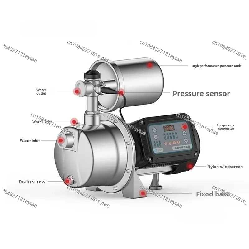 Stainless Steel Jet Pumps Water Pressure Booster Pump Small Water Pumps Fully Automatic Self-priming Pump Well Water Pump