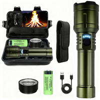 Ultra Powerful Flashlight Concentrating Ignition Flashlight Waterproof Military Tactical Lamp Outdoor Camping Adventure Torch