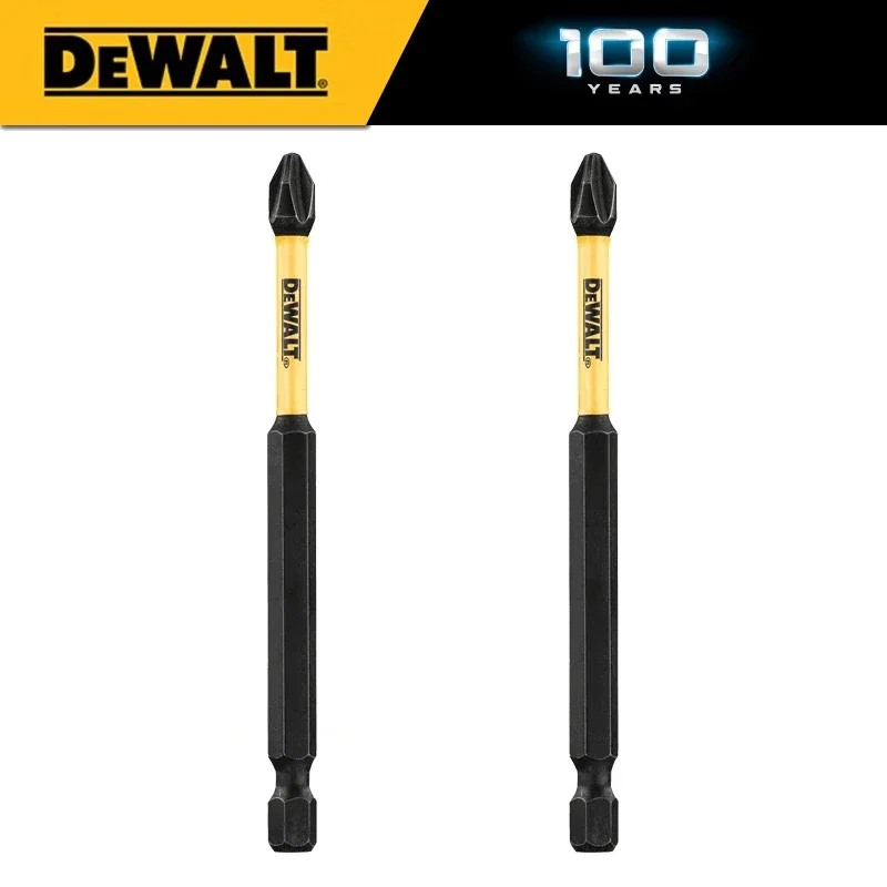 DEWALT PH2 Screwdriver Bit Hex Shank 89mm Longer Life #2 Impact Electric Drill Bit Set 10X Screw Drill Head Power Tools Part