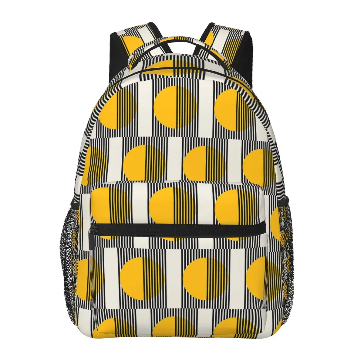 

Выставочный принт Bauhaus, настенное искусство, желтый круг, настенный художественный студенческий рюкзак, школьная сумка, походная дорожная модная сумка для книг, сумка на плечо