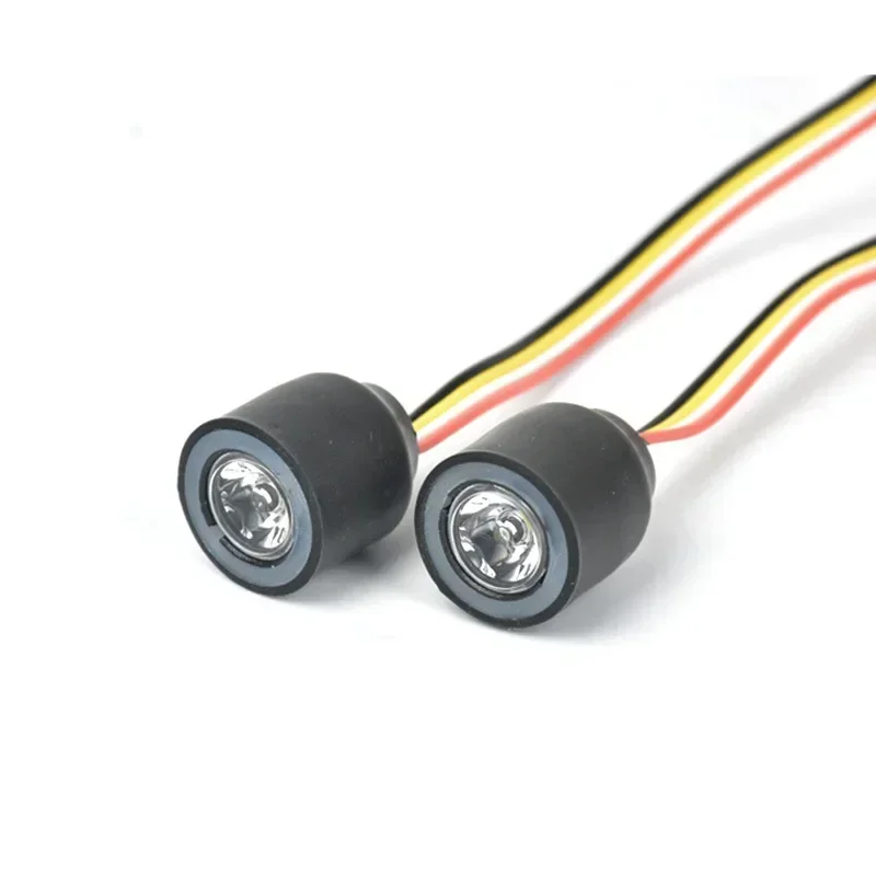 12 طرق RC سيارة العلوي 2LED أضواء مصباح ل 1/10 RC سيارة الزاحف نموذج محوري SCX10 TRX4 D90 جيب رانجلر 90046 90047 أجزاء #3