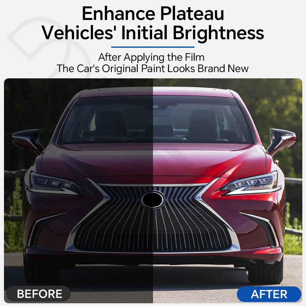 طبقة حماية طلاء السيارات من البولي يوريثان لسيارة لكزس ES 250 300H 350 2019 2020 2021 2022 2023 طقم حمالة صدر شفاف ملصق مائي قبل القطع PPF للخدش