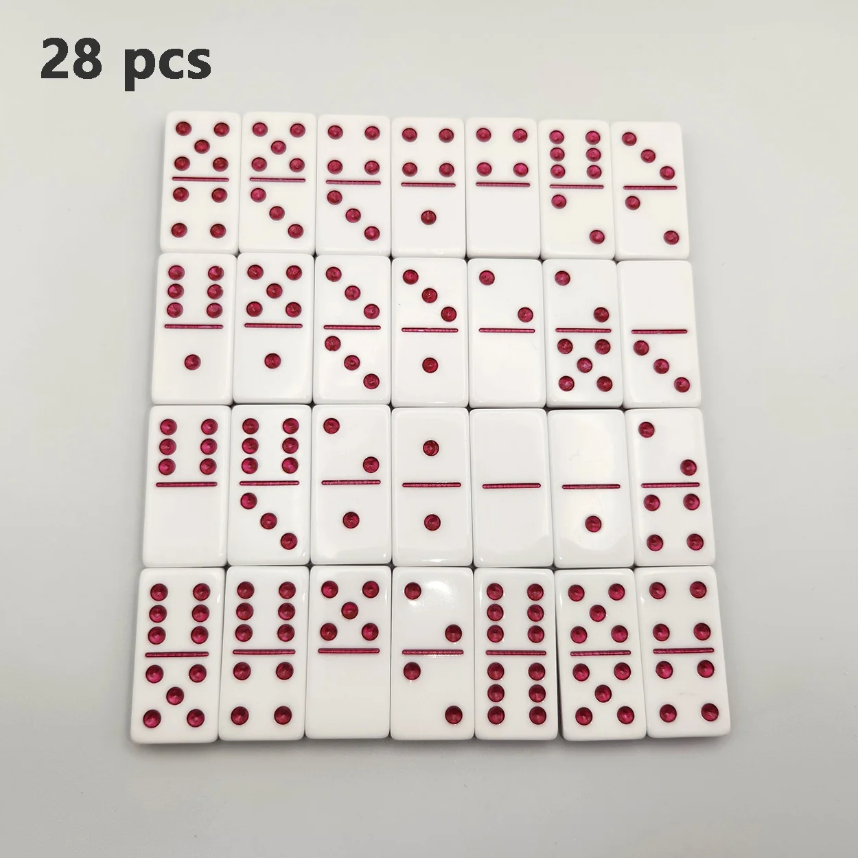 28 Piece Set of Domino, Table Games, Chess, Card Games, Toys, Entertainment, Portable, Durable, Classic Challenge Your Strategy image 3