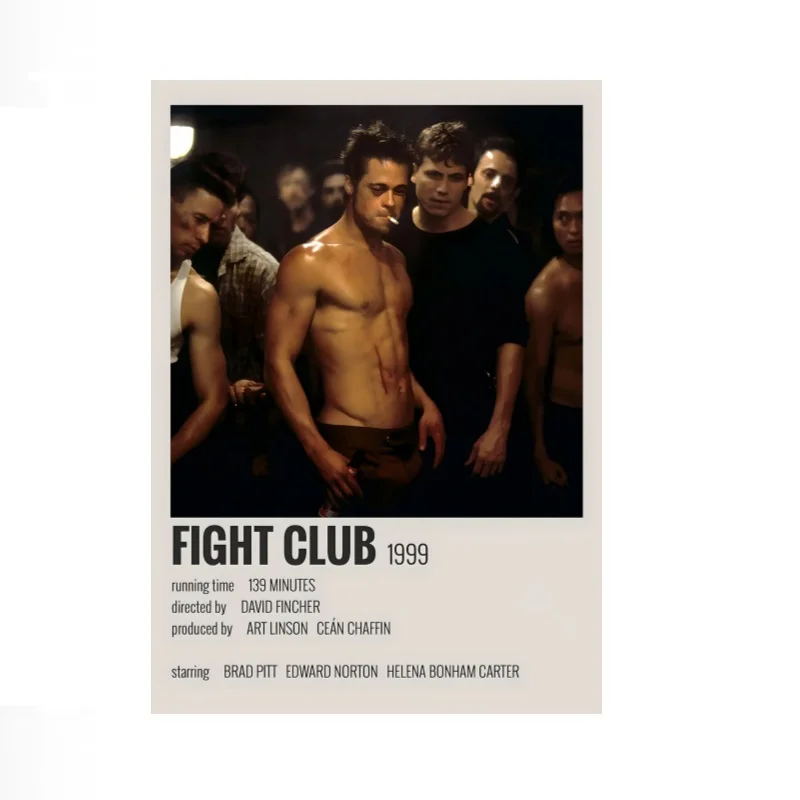 Classic Movie Fight Club, Art Picture Print Silk Poster Home Wall Decor