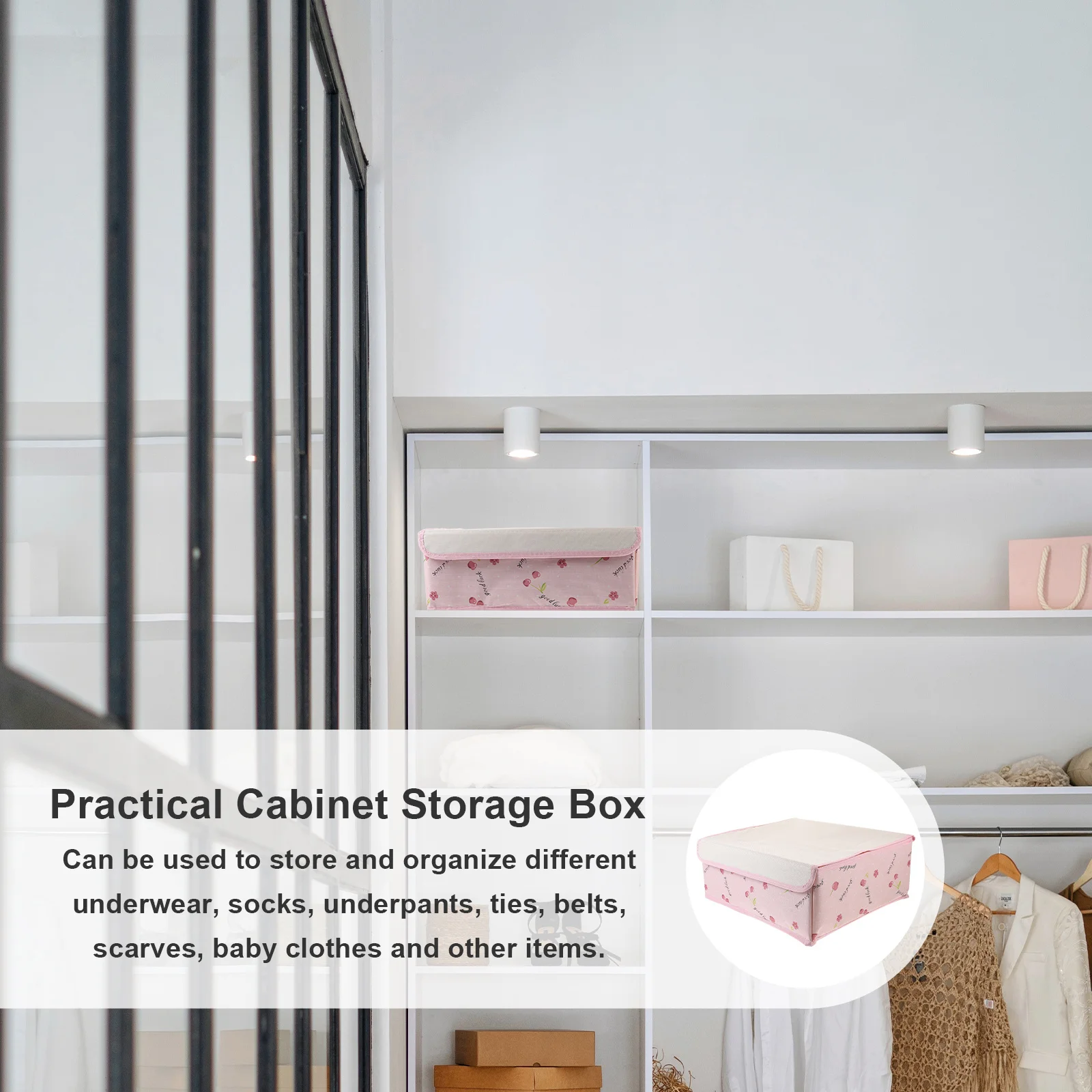 

Foldable Underwear Storage Box Oxford Cloth Underpants Organizer Drawer Holder Socks Storage Case Bedroom Closet Organizer