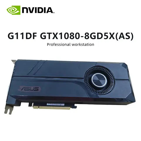 Bilashmart G11DF GTX1080 8GD5X(AS) 8GB GDDR5X 1080 graphics card Support PCI-E 3.0 HDMI DP DVI Turbofan For Desktop computer