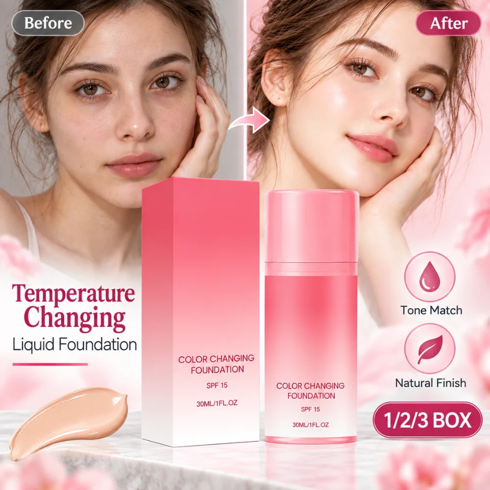 Smart Color Adjusting Liquid Foundation 30ml SPF 15 Moisturizing 12 Hour Wear Smooth Blend Natural Looking High Coverage Base