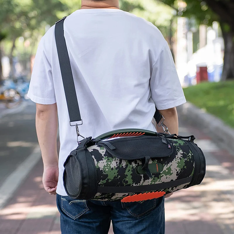 ZOPRORE السفر تحمل حزام ل JBL Boombox 3 مقاوم للماء بلوتوث المتكلم ، حزام الكتف مع اثنين من الجانب يغطي الحقيبة السفر