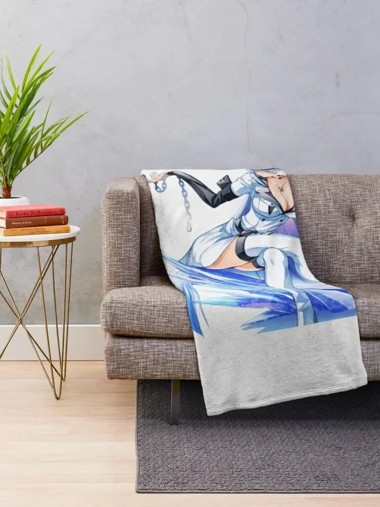 Esdeath manga Waifu : Akame ga Kill Throw Blanket Soft Plush Plaid Decoratives anime Blankets