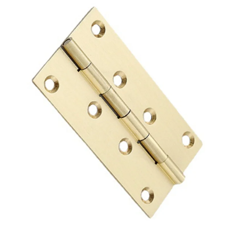 AT19-Koper Messing Geborsteld & Verzegelde Scharnieren 10 Stuks Sieraden Doos Deur Keukenkast Deuren Kleine Doos Prachtig Ontwerp