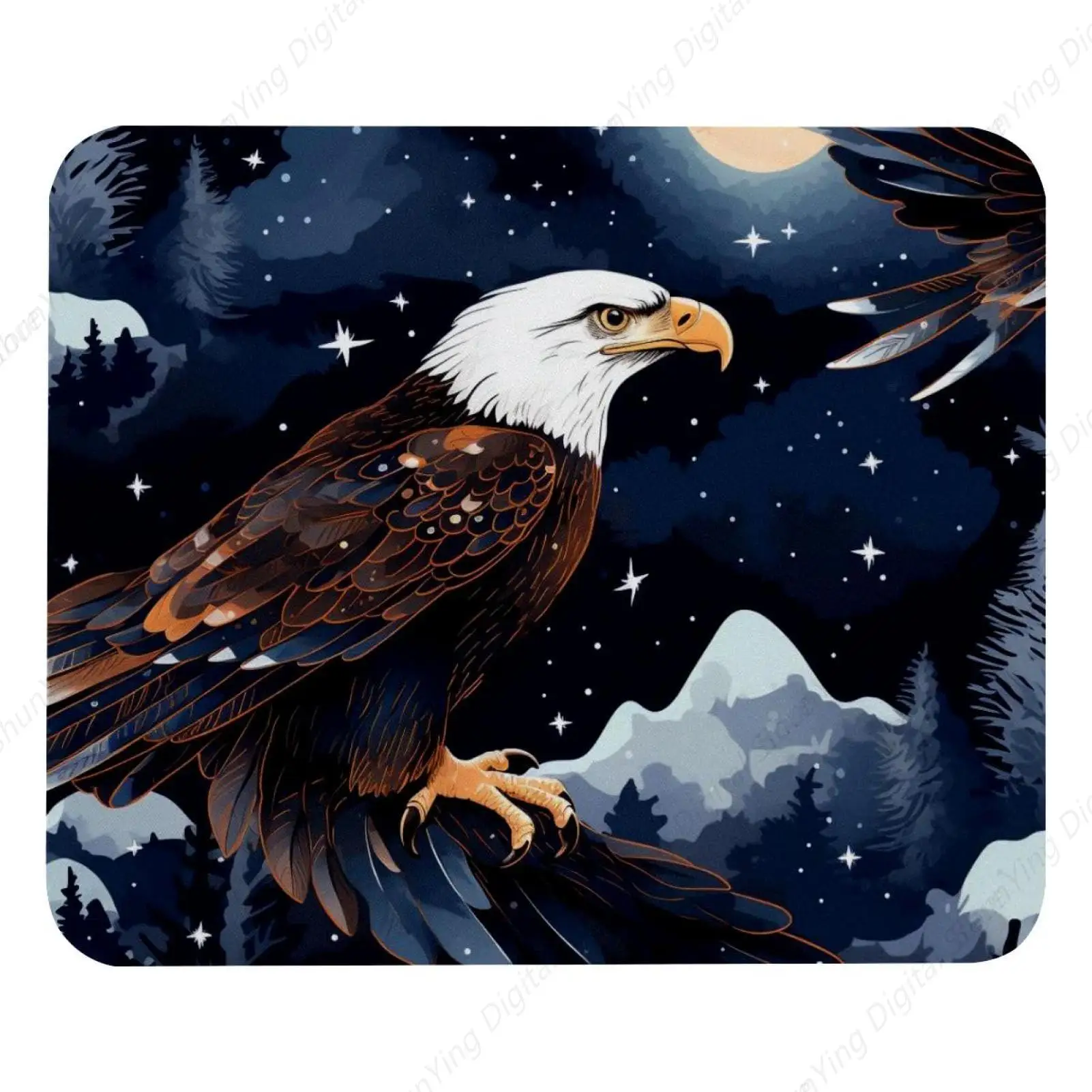 

Cool Star Eagle Enthusiast Mouse Pad Is Suitable For Gaming Office Laptops Rubber Anti Slip Mouse Pad 25*30cm