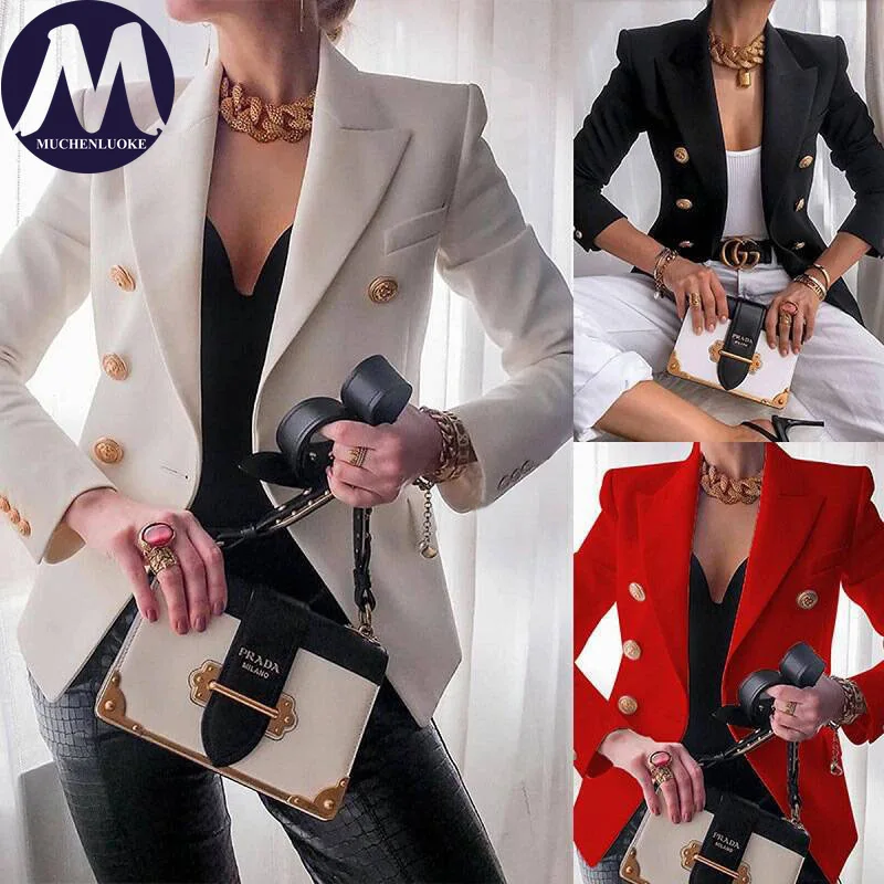 

Women's Casual Long Sleeve Blazer Spring Autumn Korean Fashion Loose Office Coat Versatile Spring Autumn New Women's Clothing