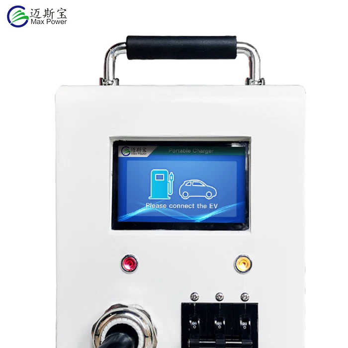 China Factory Oem Odm Ce Certification 20a Fast Charging Station Gb/T Dc 7kw Movable Ev Fast Charging Station