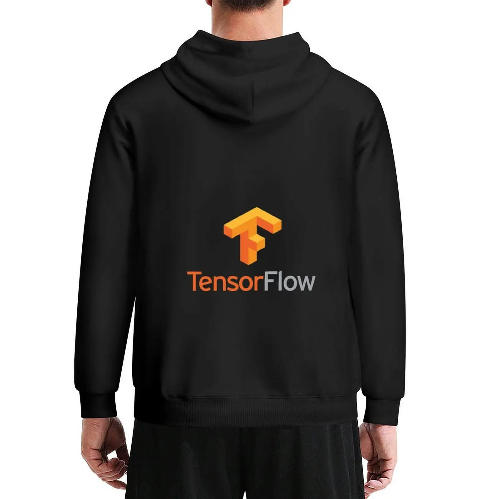 Tensorflow -- مكتبة البرمجيات هوديي سترة شتوية للرجال ملابس كورية ملابس الخريف للرجال هوديي جرافيك