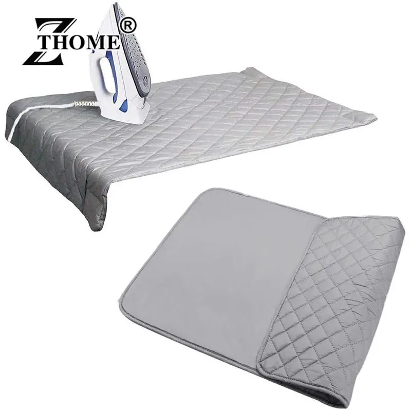 Table Top Ironing Mat Laundry Pad Portable Travel Clothes Protector Board Press Heat Blanket Iron Board Alternative Cover