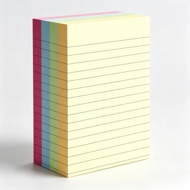 Multicolor Self‑Adhesive Sticky Notes Set, Multiple Memo Pads for School Office Study, To‑Do List Planning Reminder Notes
