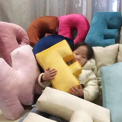 40cm Irregular Letters Throw Pillow Children Party Gift Backrest Toy Bedroom Background Decor Photography Prop Baby Shower