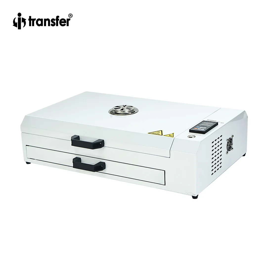 Double-sided Heating Quick Heating Oven A2/A3 + White Ink Heat Transfer with Drawer Oven No-shake Powder Process Heating Device