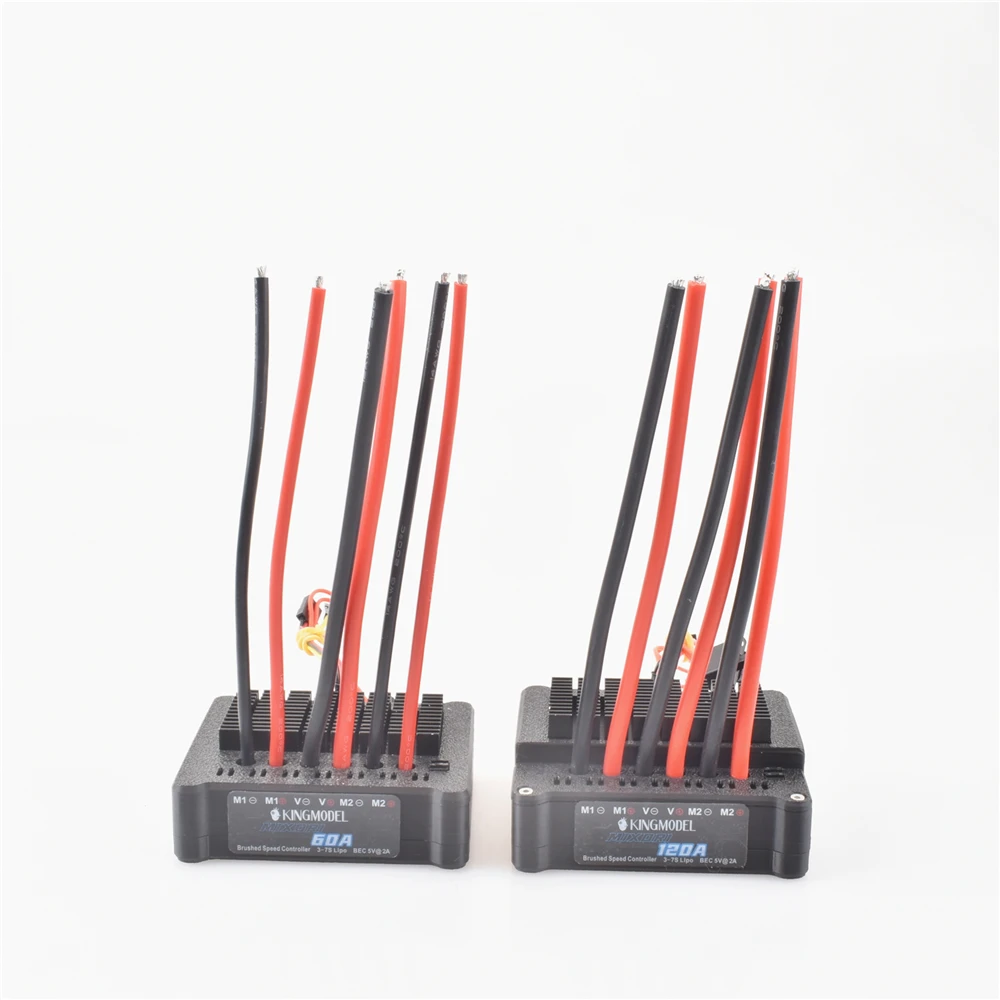 60A/120A Dual Way Bidirectionele Geborsteld ESC10V-32V batterij Snelheidsregeling Voor Rc Model Boot/tank/Auto 540/ 550775 /795 geborstelde motor