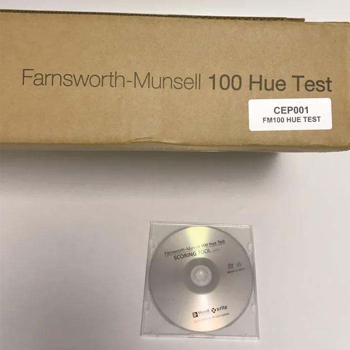 USA X-rite Farnsworth Munsell 100 Hue Test CEP001 FM 100 Hue Set CEP001