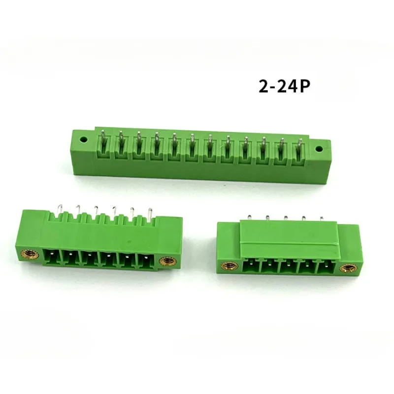 10pcs ear plug-in PCB terminal block XK15EDGVM-3.81MM straight needle holder 2P3P4P5P6P-24P