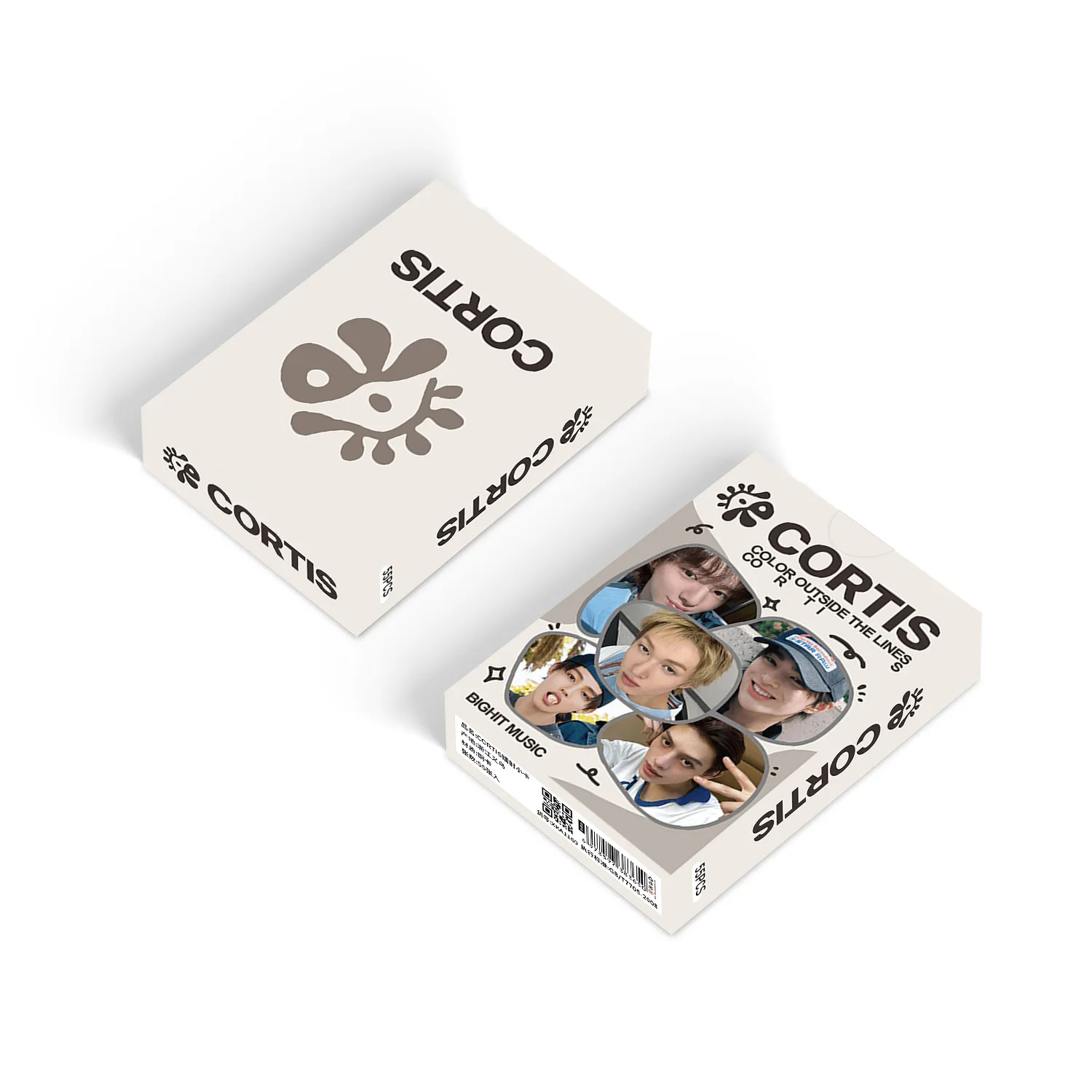 55 pçs/set Kpop CORTIS Caixa Cartão de Alta Qualidade HD Foto