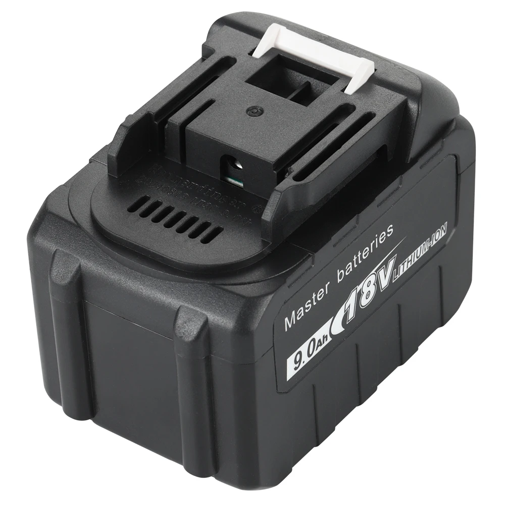 Batteria al litio ricaricabile per chiave a batteria, 18V, 21V, 9.0Ah, trapano a percussione, smerigliatrice angolare, motosega, strumento cacciavite