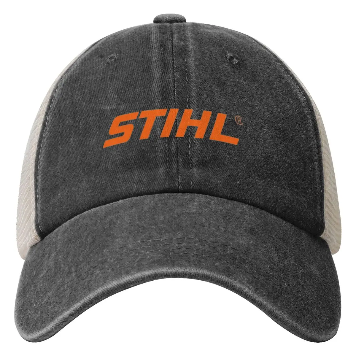 STIHLs Logo Baseball Cap Germany Hard Tools Street Style Unisex-Teens Mesh Trucker Hat Adjustable Hunting Camping Baseball Caps