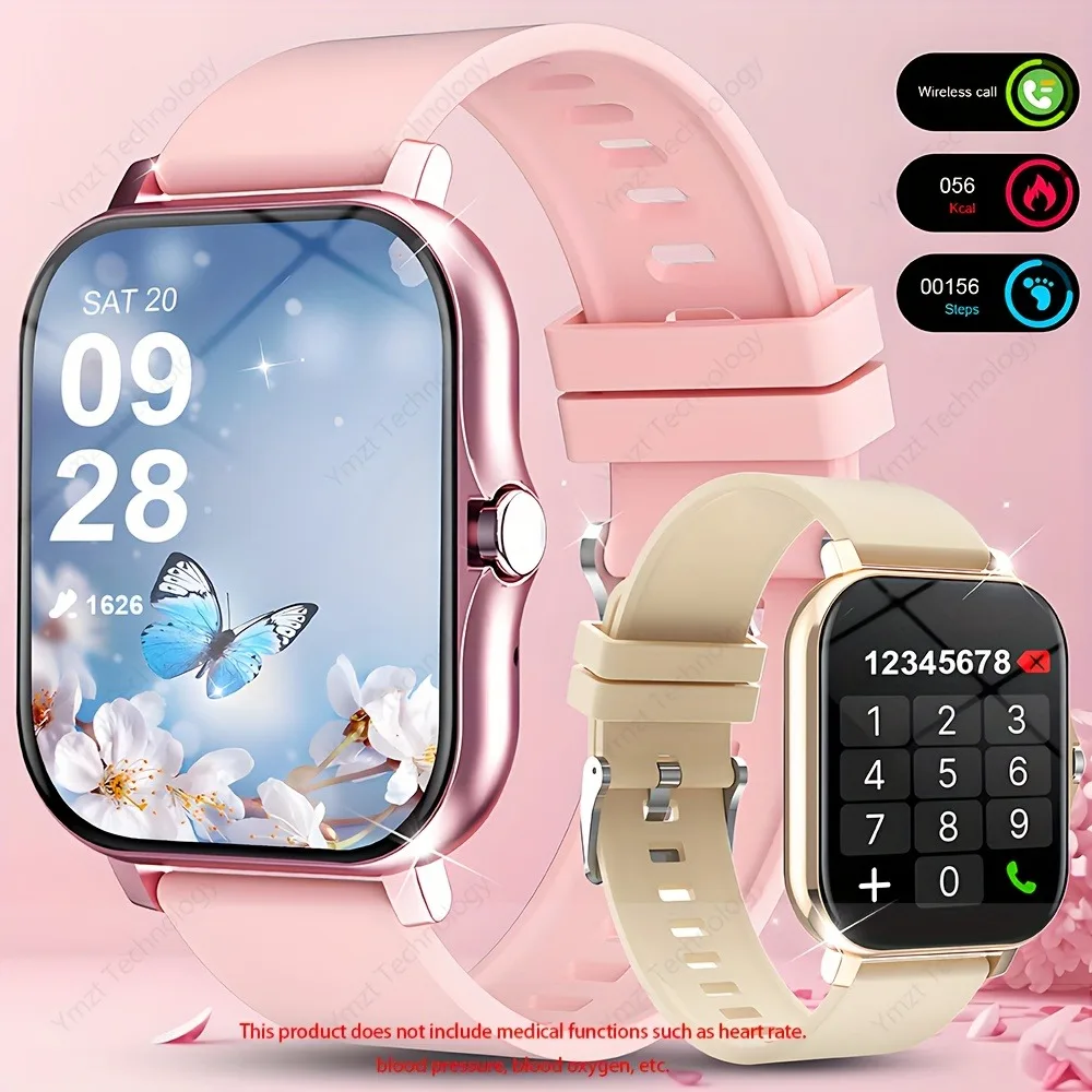 

2025 New 4.65cm Touchscreen Smartwatch with WirelessVoice180mAh Rechargeable Battery Sleek Smartwatch Alloy Case Watch Smart