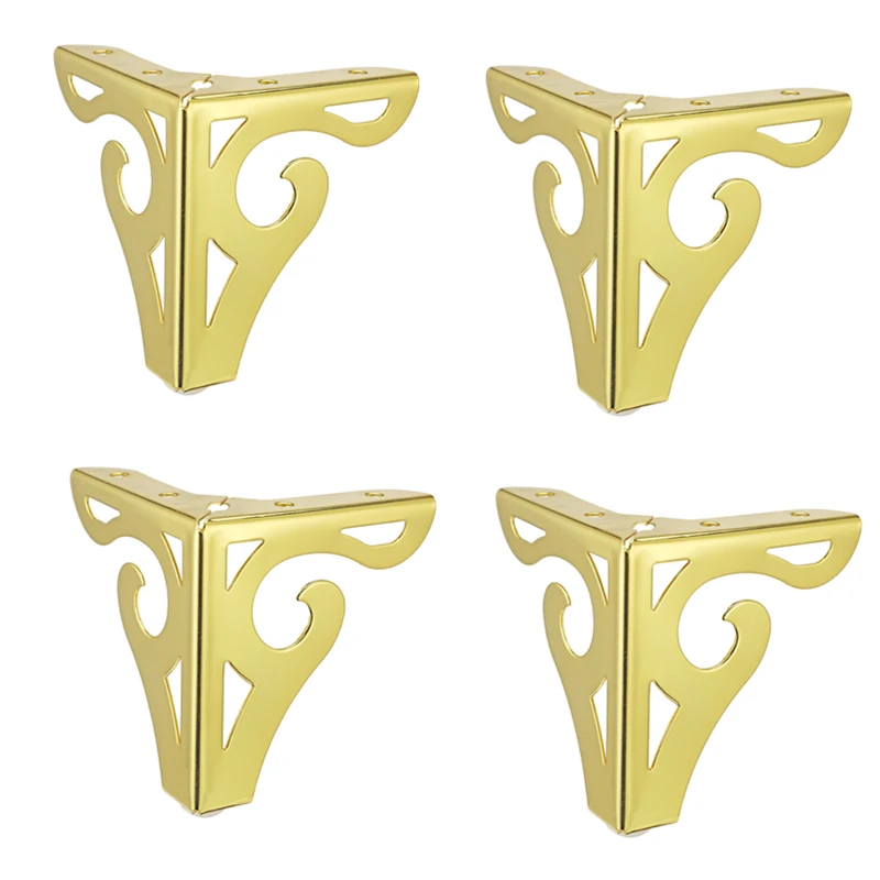 4 pezzi 10-12CM accessori per mobili gambe per mobili gambe per mobili in acciaio inossidabile tavolo per mobili divano letto piedi gambe per mobili piedi