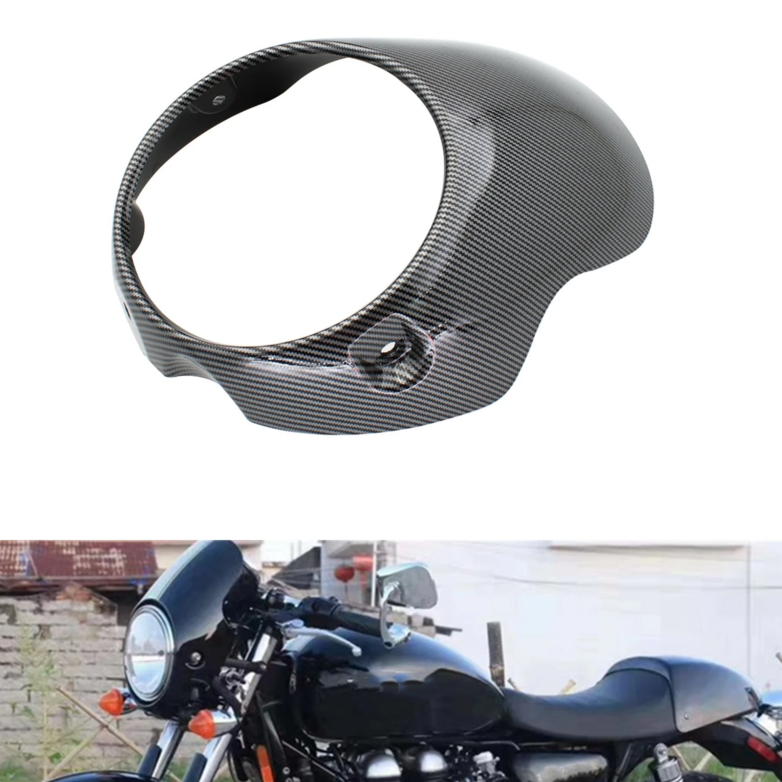 

For Triumph T100 T120 T900 Motorcycle Headlight Headlamp Hood Cover Cap