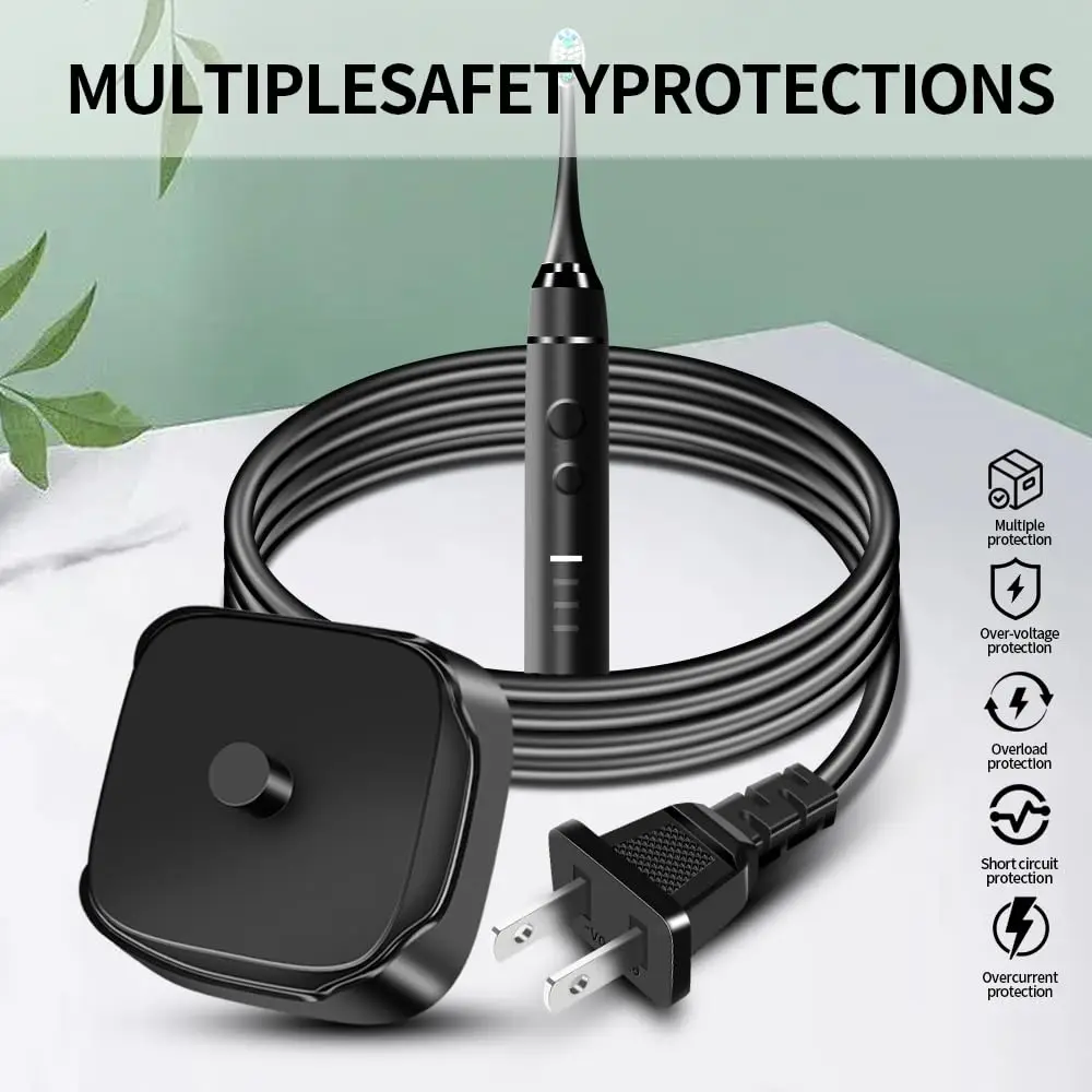 

Сменная зарядная база для зарядного устройства для электрической зубной щетки Aqua Sonic Black/Vibe Series, водонепроницаемая