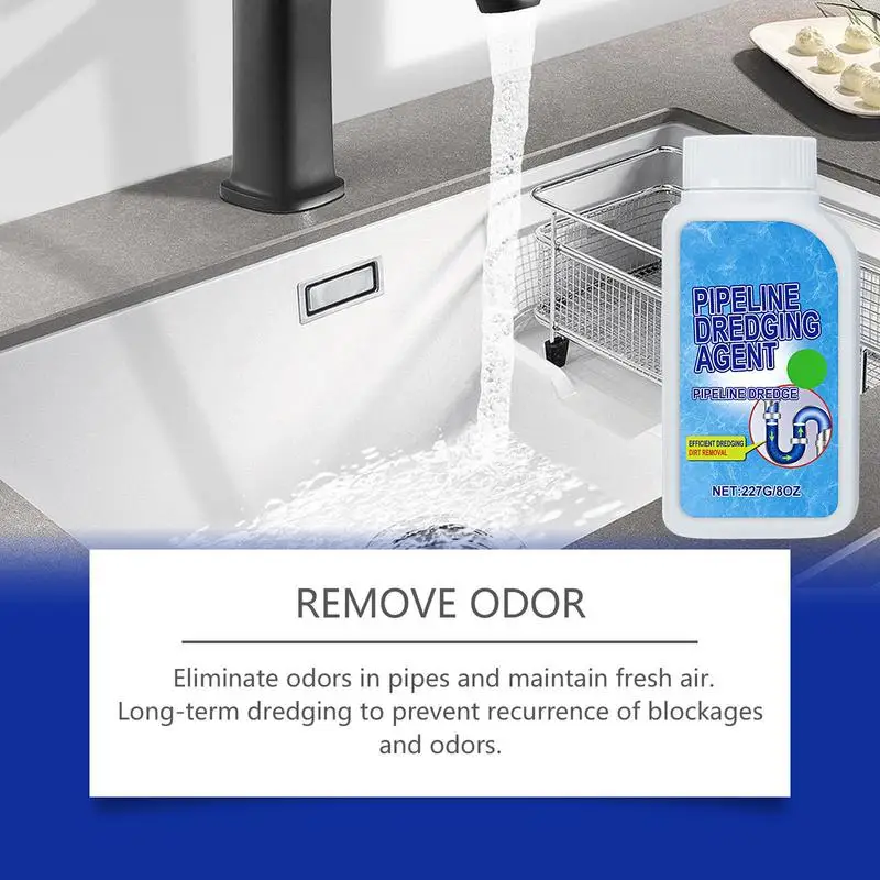 パイプ浚渫剤穏やかな排水詰まり除去剤高速分解詰まり除去剤安全な粉末浴槽浴室のシンクトイレタンク