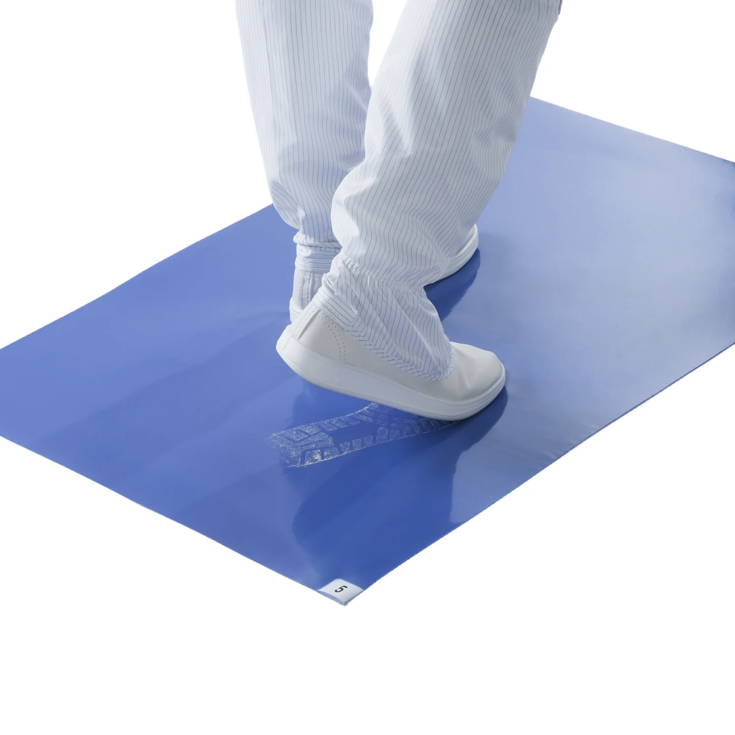 20PCS Dust Free Polyurethane Low Price Flatbed Disposable Pe Cleanroom Floor Mats Esd Sticky Shoes Cleaning Mat Glue Adhesive